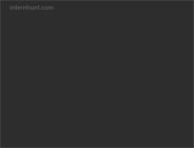 Tablet Screenshot of internhunt.com